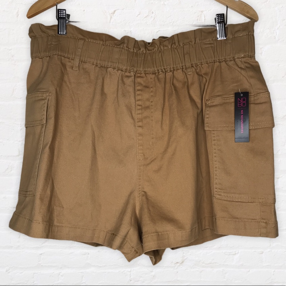 NOBO ultra high rise cargo shorts plus size 21  XXXL